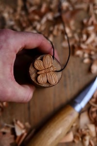 Image 4 of Butterfly- Pendant Necklace 