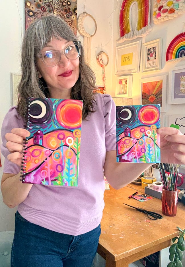 Sun & Moon Dreams✨Notebook & sticker pack