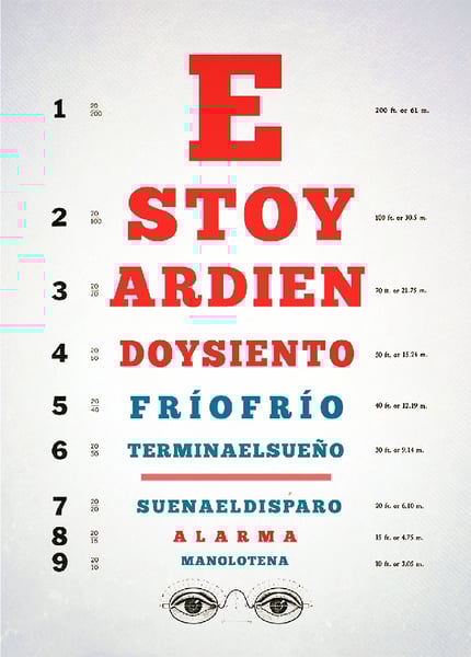 Image of Agudeza visual. Frío, Manolo Tena.