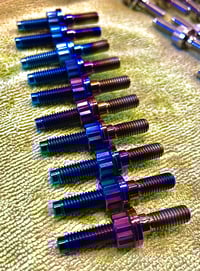 Image 4 of B/D/F/H/J  Titanium Manifold stud kit (Extended Length)
