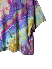 Image 10 of XXL Crop Tee in Bright Geode Ice Dye