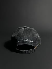 Image 3 of RISE THROUGH CHAOS VINTAGE BLACK DAD HAT