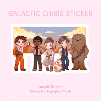 Image of GALACTIC CHIBIS STICKER