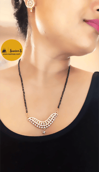 Image 3 of RWM_1100_Cute Regular Wear AD Mangalsutra