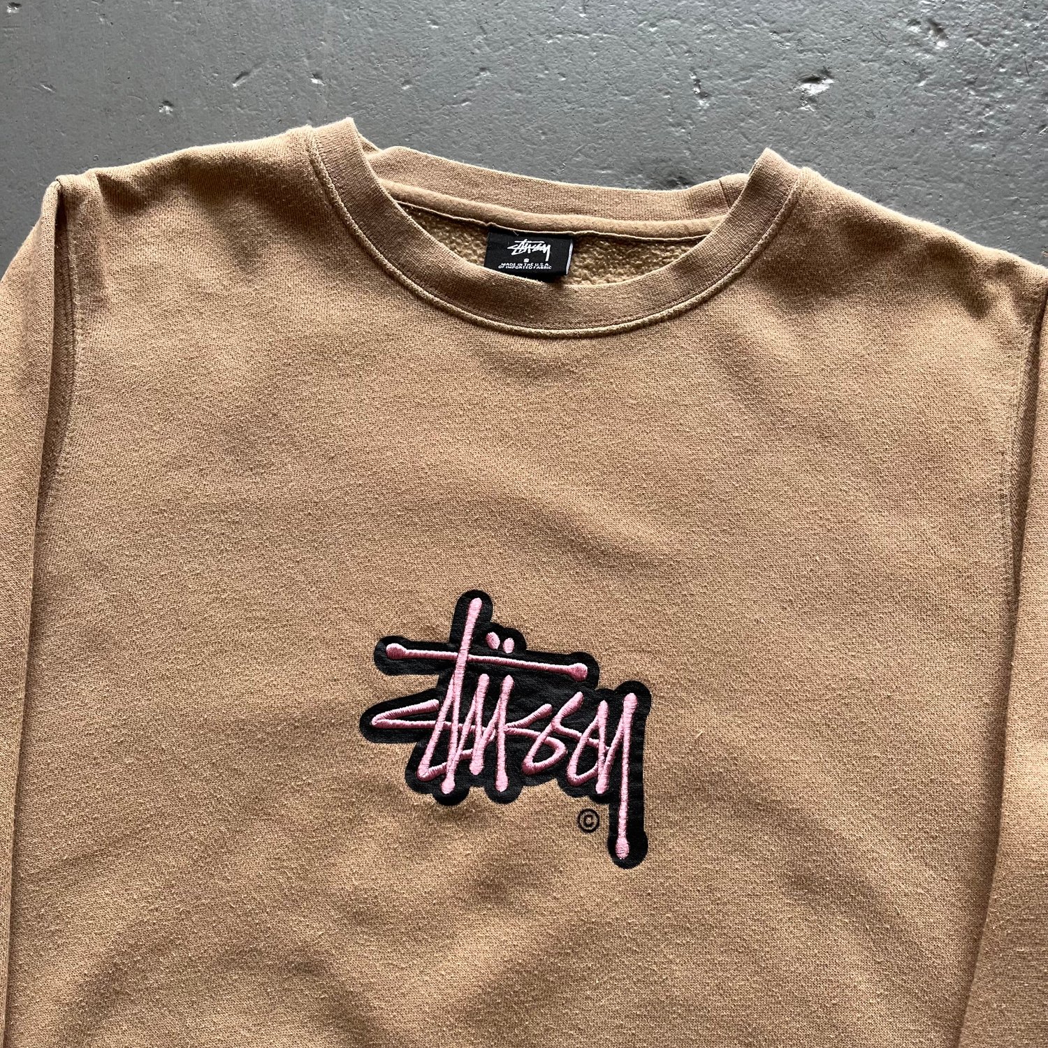 Image of Vintage Stussy sweatshirt size small made in USA 