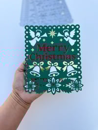 Image 6 of Christmas MEXICAN PAPEL PICADO METAL DIECUT 