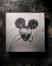 Image 1 of ‘FOETAL MOUSE II’ [ Unique Print - { 1/1 } ] - Hand Embellished Museum Archival Print
