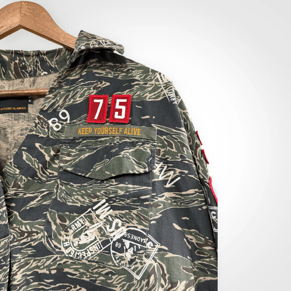 Image of Hysteric Glamour Tiger Camo Field Jacket