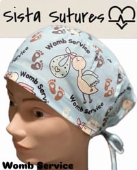Image 3 of Gynaecology, Obstetrics & Maternity Scrub Hats 
