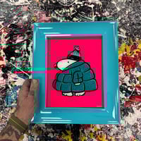 Puffy Coat Glass Painting