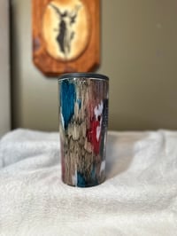 Image 3 of #11 4-In-1 Freedom Flag Woodgrain Koozie