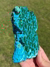 Image 3 of Malachite & Chrysocolla Polished Slab #2233