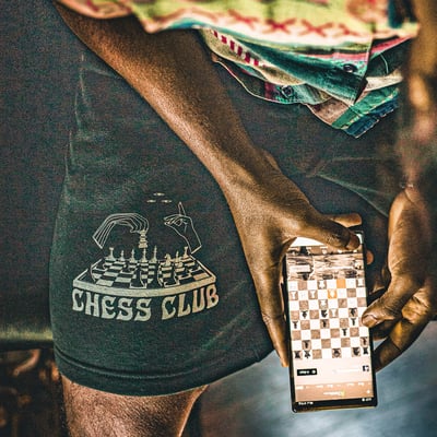 Image of   Chess Club SHORTS  @formless.forming design 
