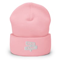 Image 3 of White Solid Lane Logo Beanie