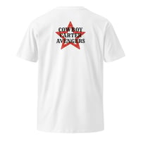 Image 2 of Cowboy Carter Avengers Unisex Premium T-shirt - White