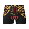 BossFitted Black and Red Boxer Briefs