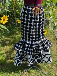 Image 1 of African Print Double Ruffle Skirt