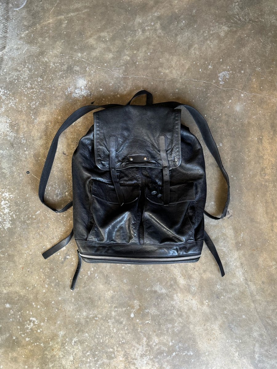 Image of Balenciaga Leather Rucksack CityBag