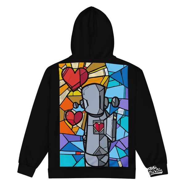 Image of Stained past zip hoodie