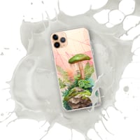 Image 2 of Colorful Mushroom/Fungus/Mycology Watercolor Painting Clear Case for iPhone®