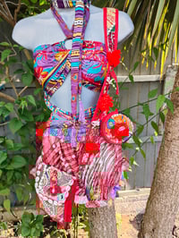 Image 3 of MYLA tassel top Reds Purples