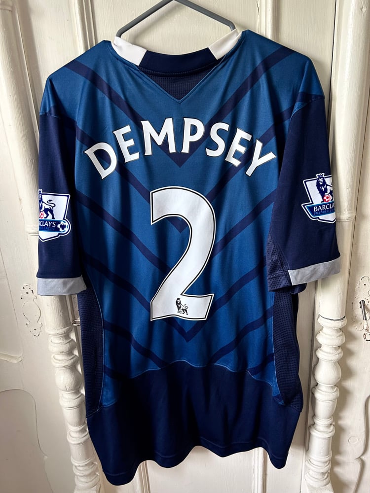 Image of Tottenham Hotspur “DEMPSEY 2” 2012/13 Away Shirt + patches (XL)