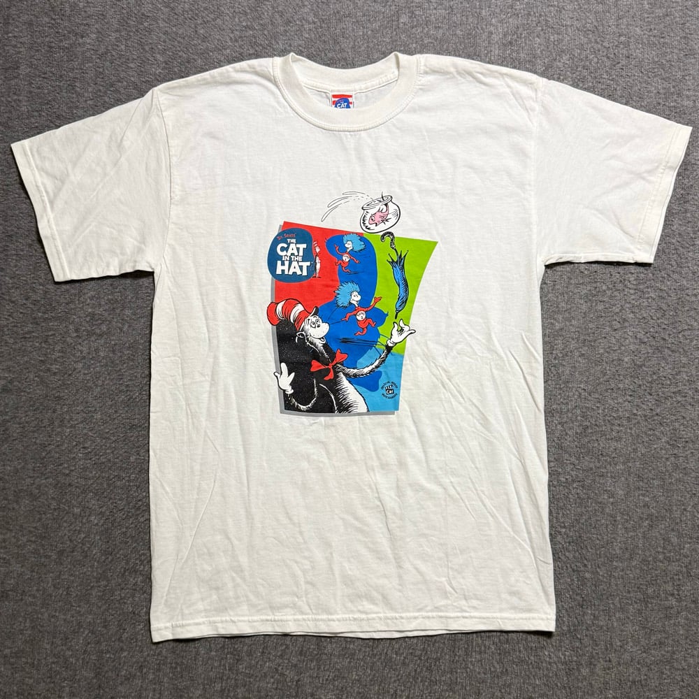Image of 2000s Cat in the Hat Movie Promo Graphic Tee (M)