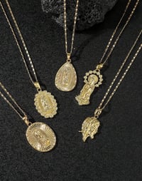 Image 1 of Guadeloupe 14k gold plated necklaces