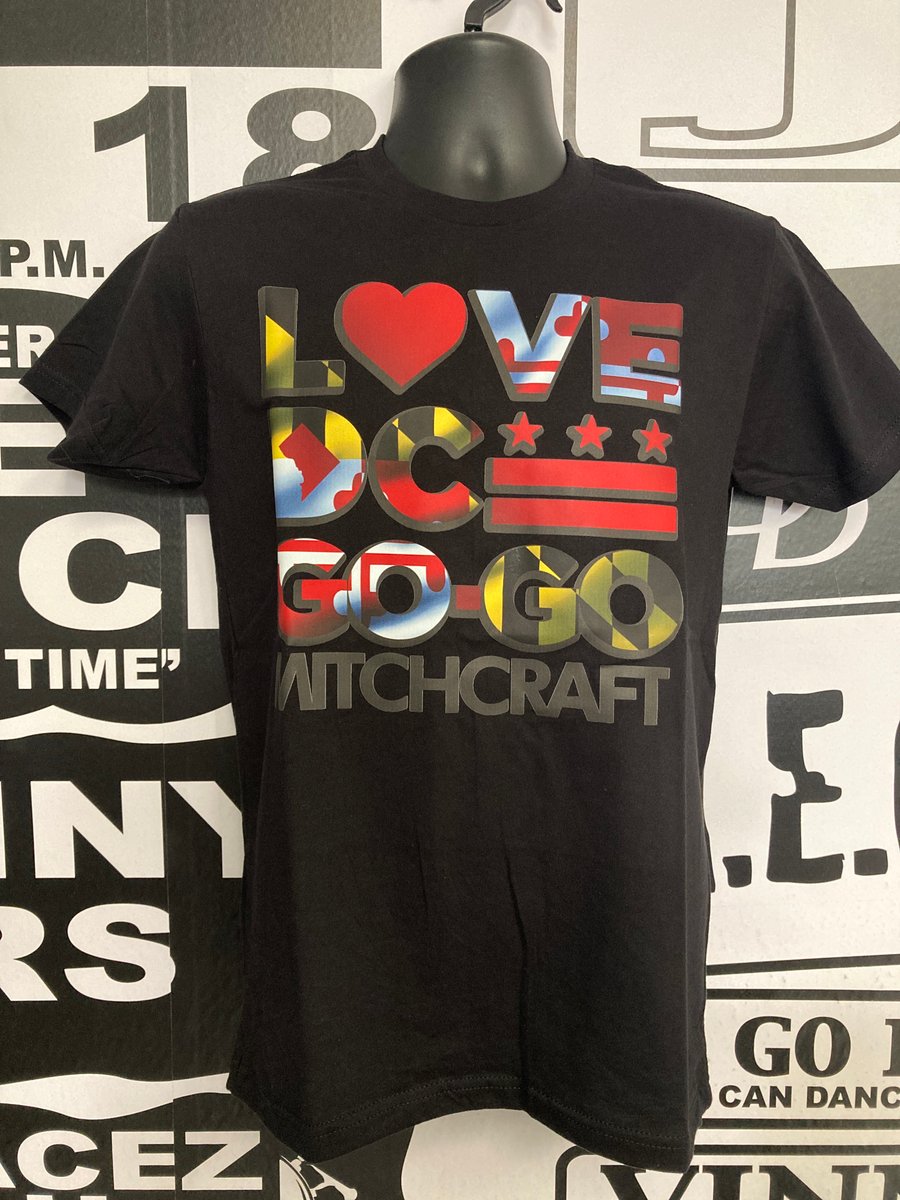 Image of LOVE DC GOGO MITCHCFRAT "MD Flag" Black Tshirt