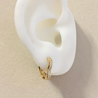 Image 2 of Stone Heart Hoop (M)