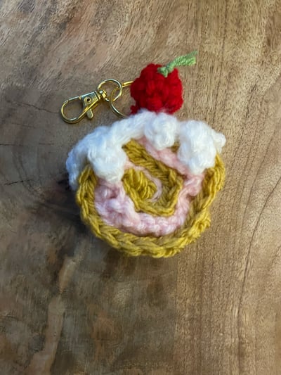 Image of Cake Roll Keychain