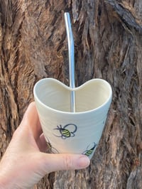Image 2 of Bee straw cup
