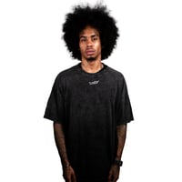 "LOVER" EMBROIDERED STONEWASH TEE