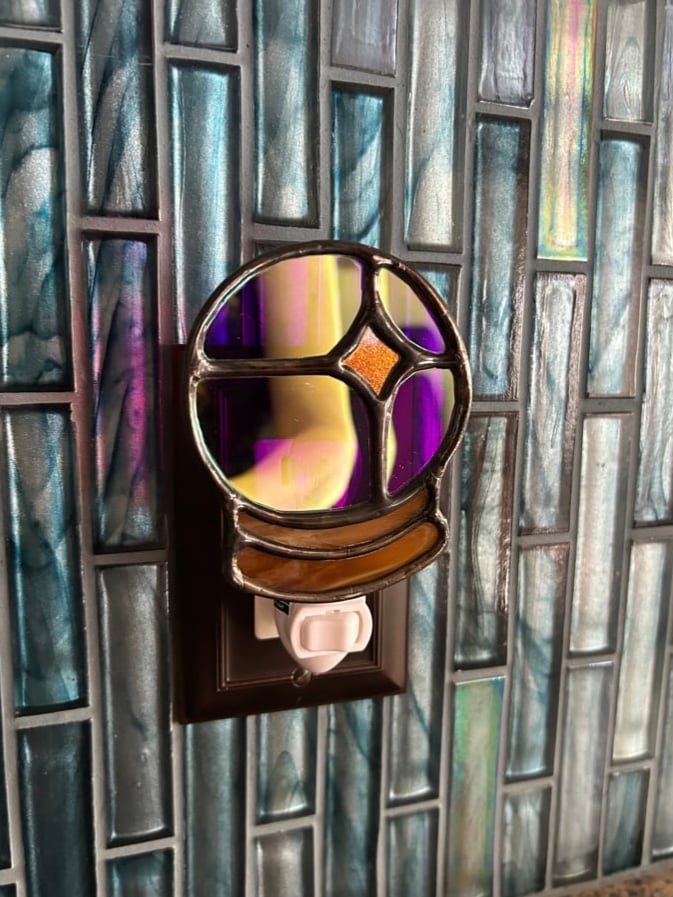 Image of Dichroic Crystal Ball Nightlight