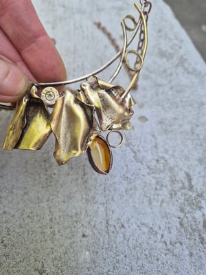 Bullet cussings and citrine necklace 