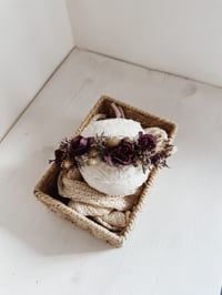 Image 1 of Rustic purple rose halo