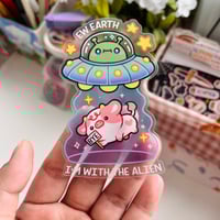 Image 1 of I'm with the Alien | Sticker