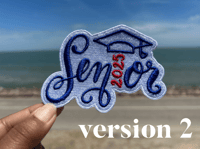 Image 3 of Senior 2025 Hat Patch / Custom Colors