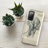 Image 11 of Antique Anatomical Illustration Veins of the Human Head Tough case for Samsung®