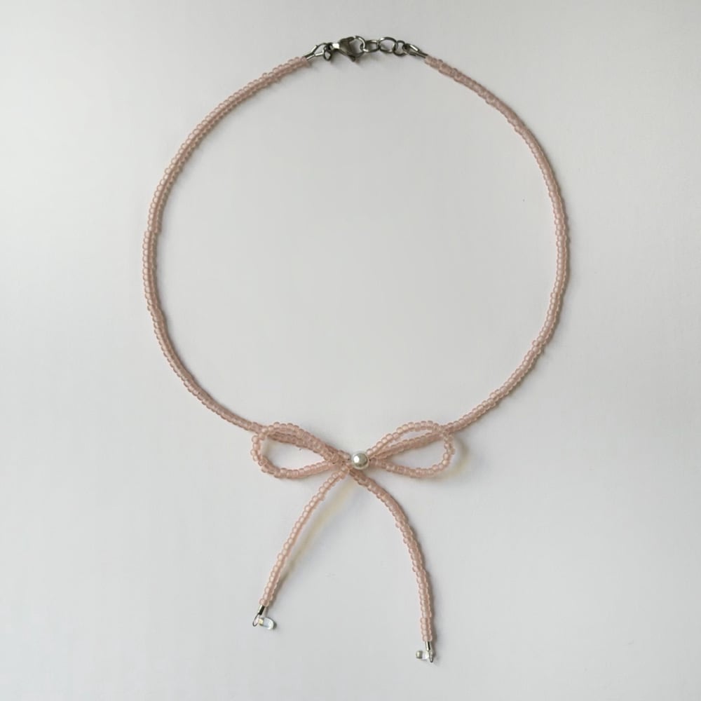 Image of pink peppermint bow