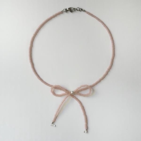 Image of pink peppermint bow