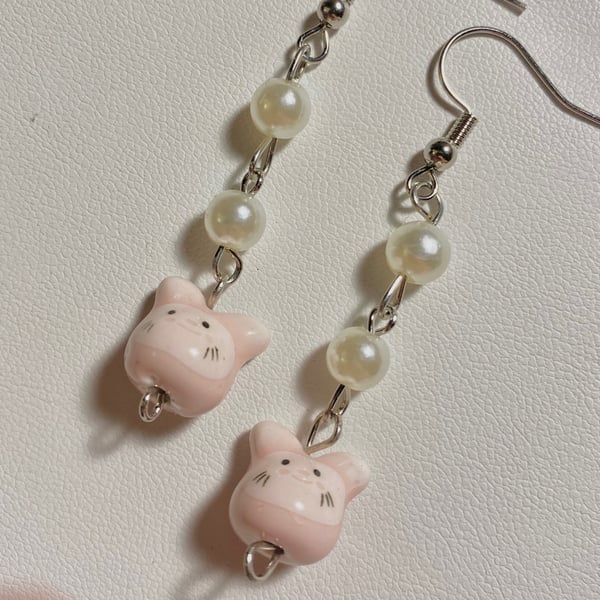 Image of Bunny earrings 🎀