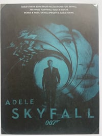 Image 2 of Skyfall sung by Adele. James Bond film, framed 2012 sheet music
