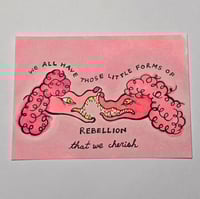 Image 2 of Poodles of Rebellion Framed Illustration 