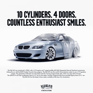 Image of E60 M5 Classic Advertisement Poster