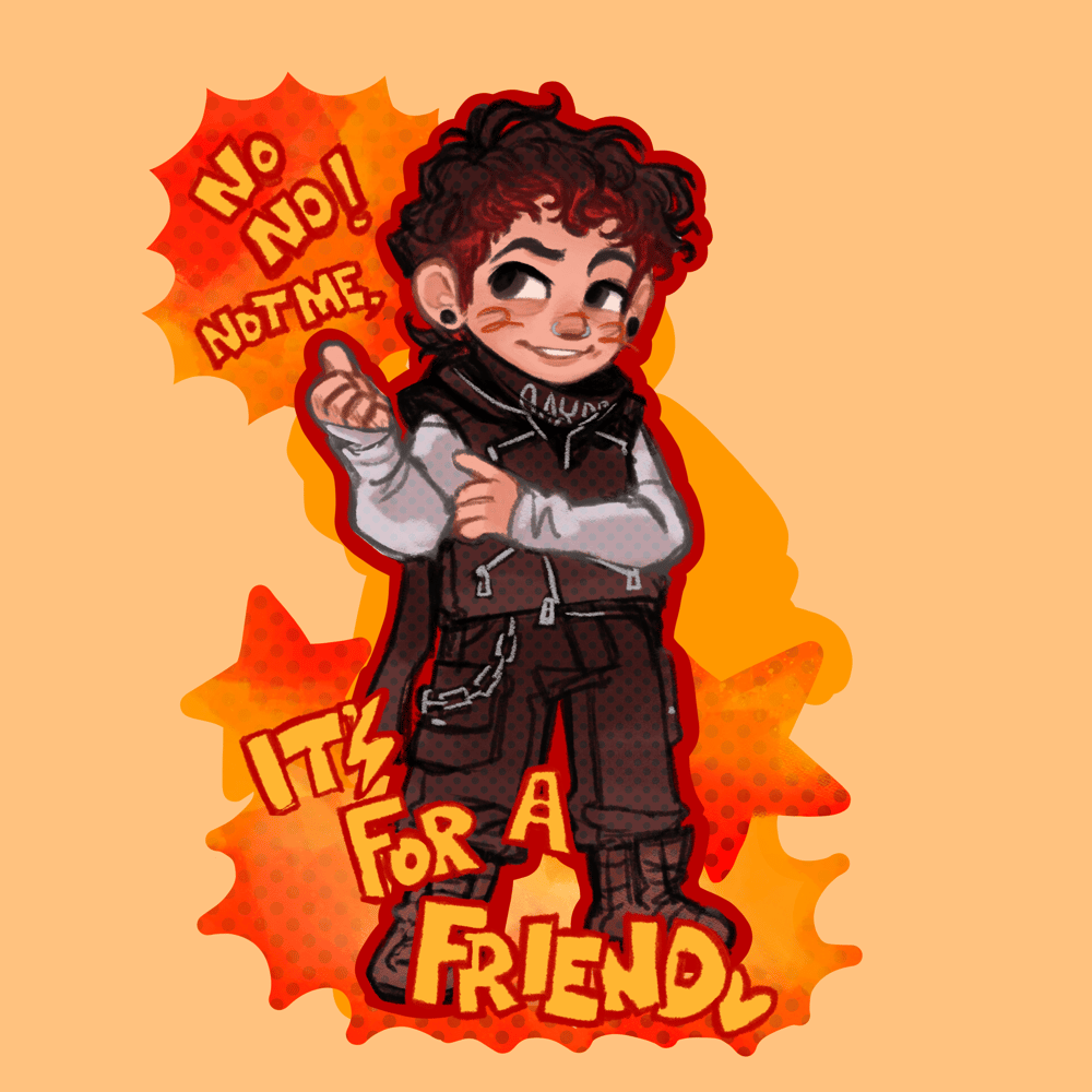 [LAST CHANCE]m2.5 Double Sided Clancy “Vingette” Lyric Charm