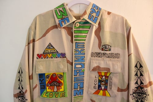 Image of “STOP WARS” Button Up Jacket 