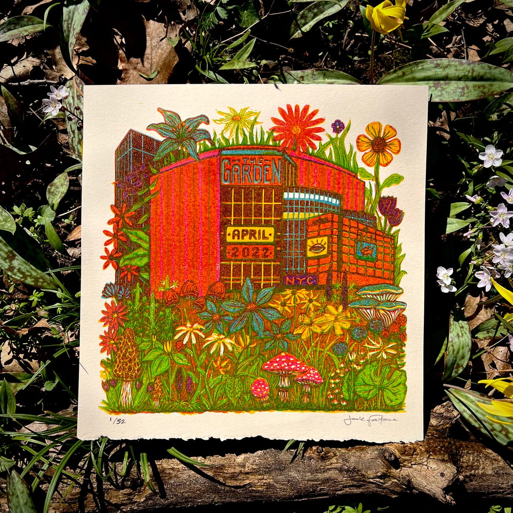 Image of Springtime in the Garden - Earth Day variant