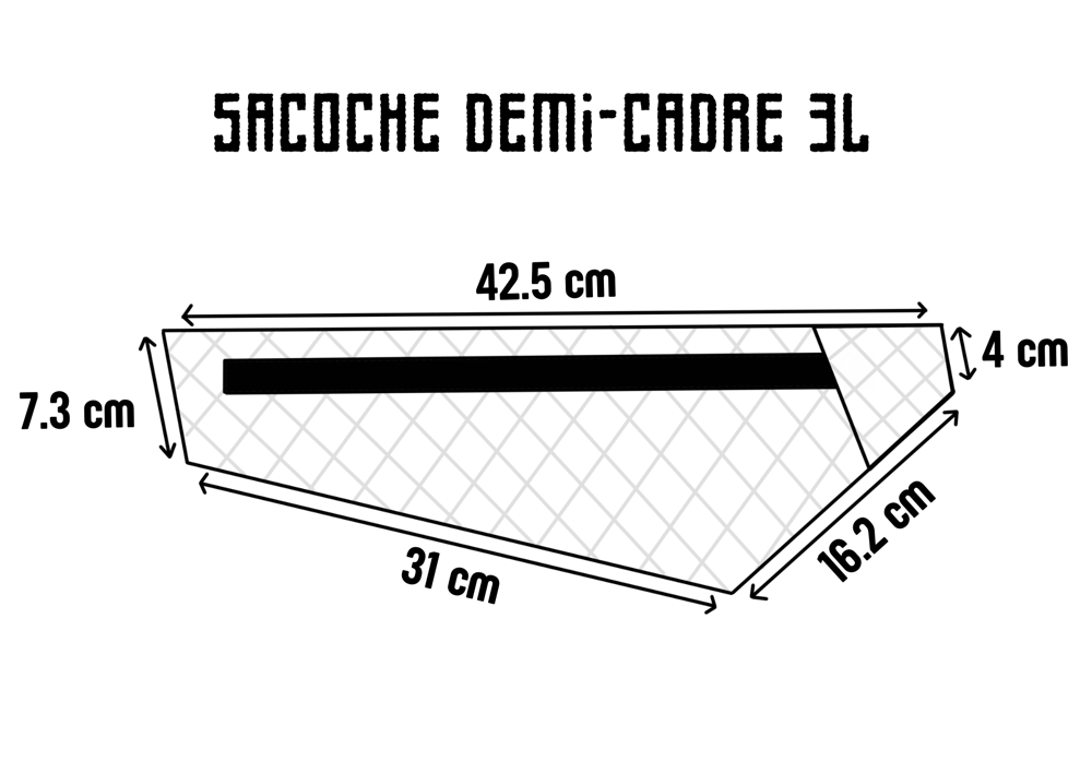 Sacoche De Cyclisme / Bikepacking Pour Cadre De Vélo En Tissu Durable Ultraleger Gravel Vtt Vtc 900ml Ulac Neo Porter Tb3 202183 Sacoche De Cyclisme / Bikepacking Pour Cadre De Vélo En Tissu Durable Ultraleger Gravel Vtt Vtc 900ml Ulac Neo Porter Tb3 202183