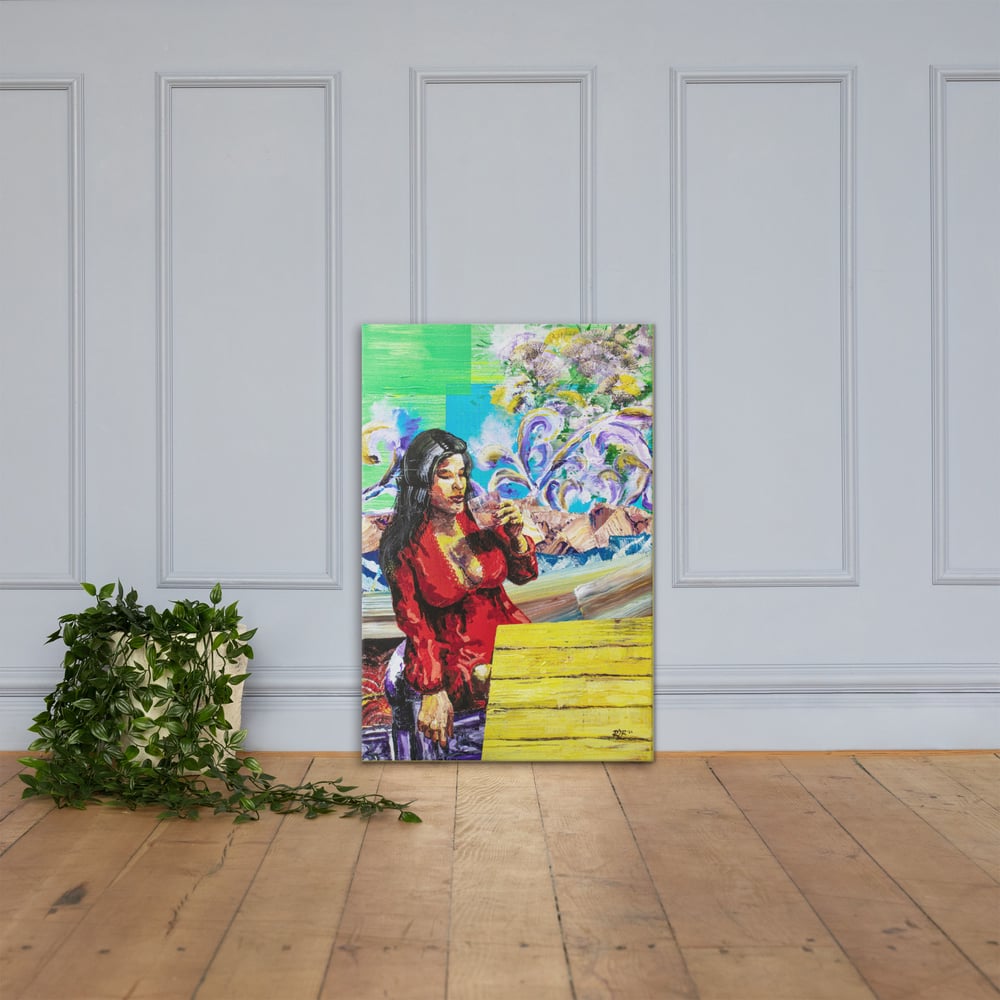 Image of ||| CANVAS PRINT ||| - "You Made the Stars Disappear with that Dress"